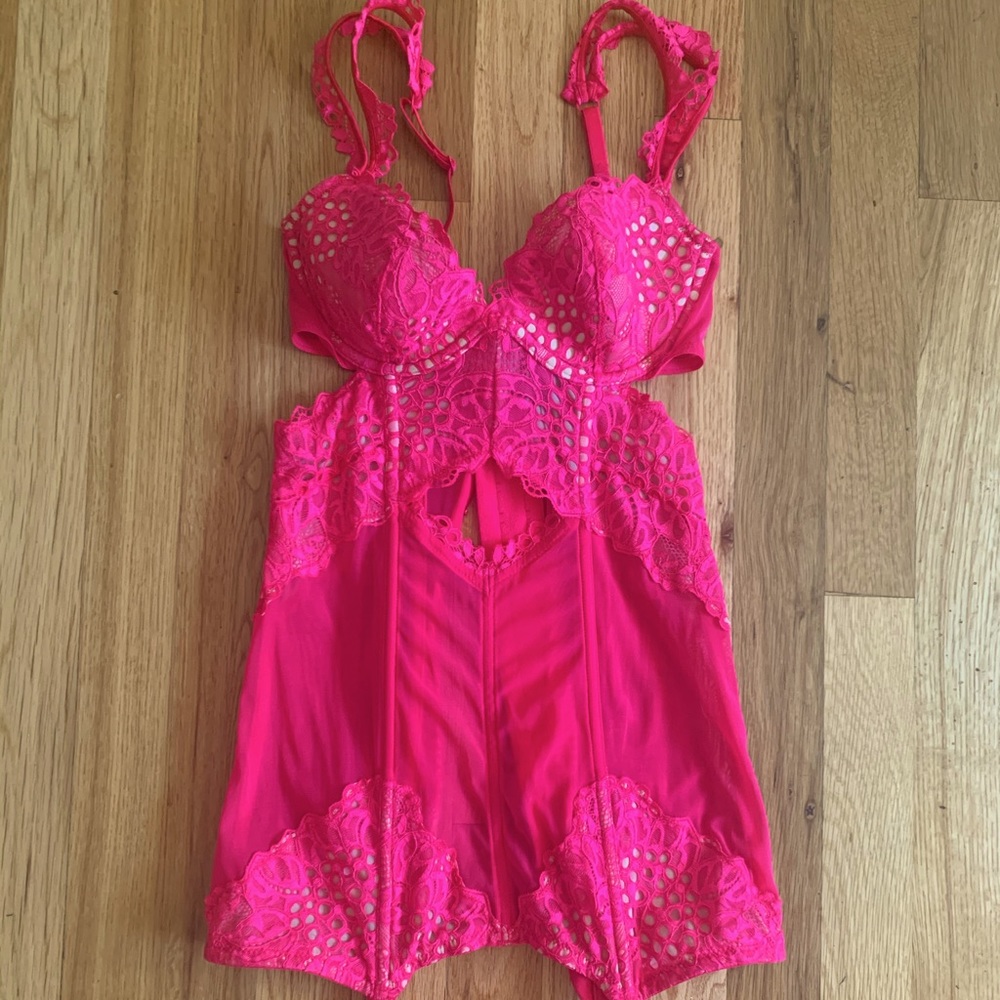 Victorias Secret Hot Pink Lingerie